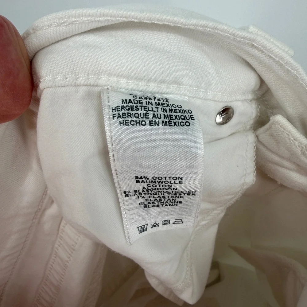 True Religion Ricky Jeans Men's 38 White Relaxed Straight Flap Pocket